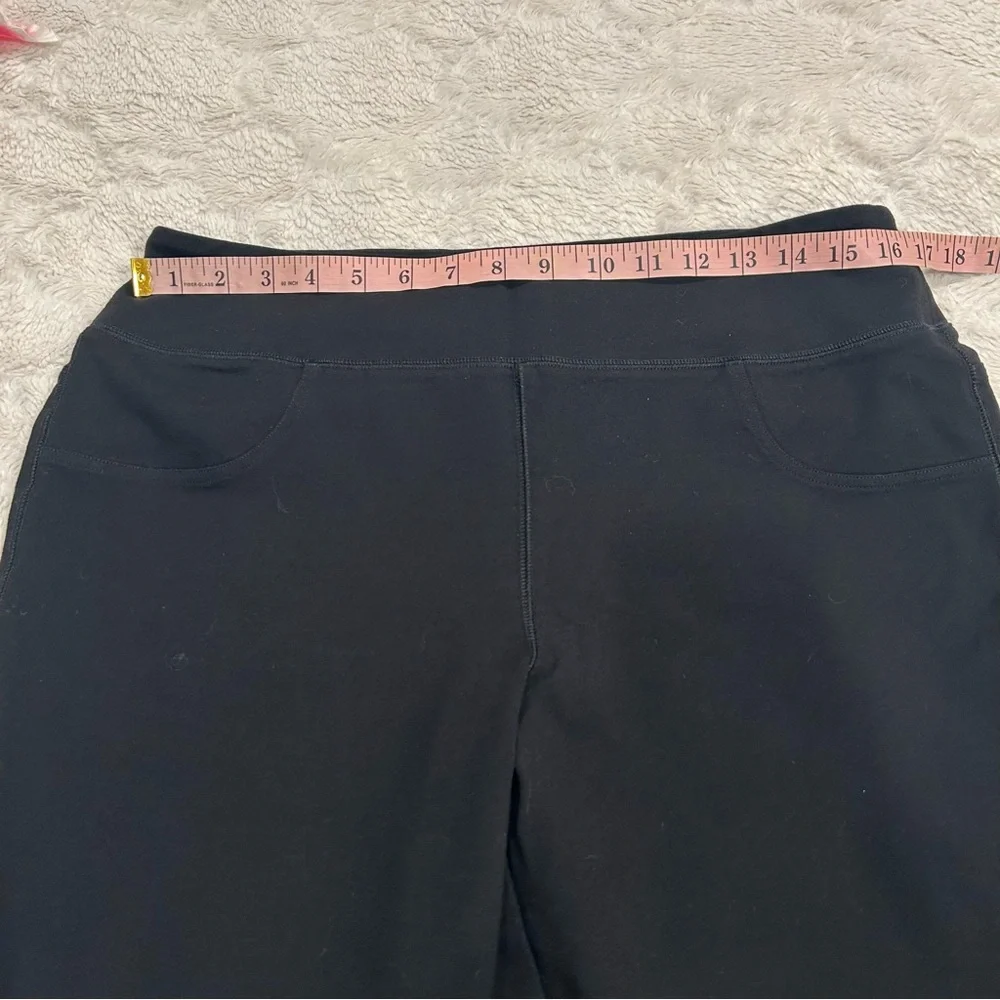 JAG - Pull On Black High Rise Ricki Leggings Pants 16W/30 - Picture 4 of 9